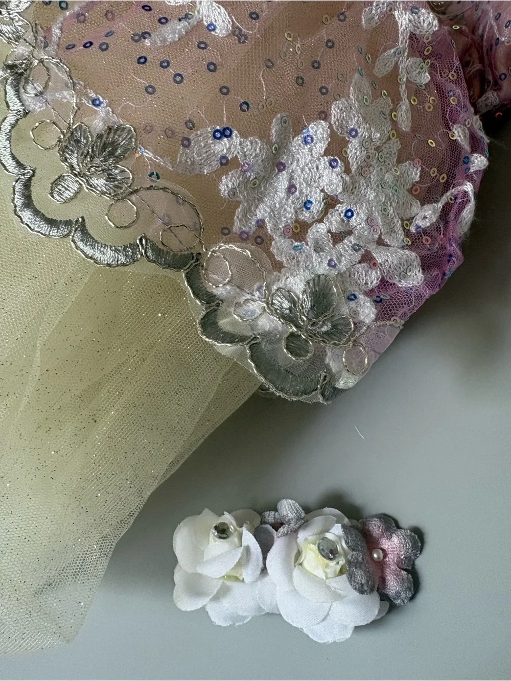 Weissman Pink and Cream Sequin Ballet Tutu
